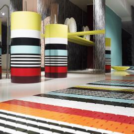 20008米兰家具展：“ Corian loves Missoni”.