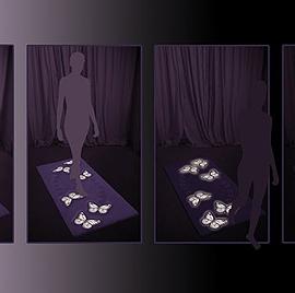 带有压感装置的地毯夜灯