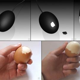 创意鸡蛋壳灯饰设计