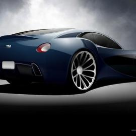 布加迪新款Streamliner设计图曝光