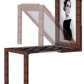 时尚相框收纳桌