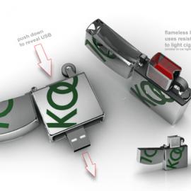 无焰可充电的USB打火机