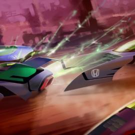 洛杉矶车展Robocar：2057本田124 Solar 混合动力