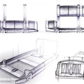Seeberg设计的机场登机车