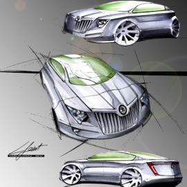 Bartosz Janiszewski汽车效果图设计（二）