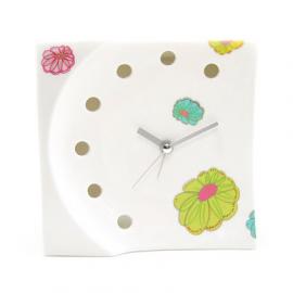 时尚瓷器桌钟 夏季纯白诱惑