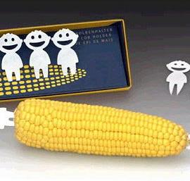 可爱的微笑餐具