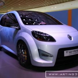 未来科幻色彩小型车---雷诺二代Twingo