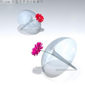 富有诗意的花瓶雨伞