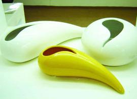 迷人陶瓷的温柔表情