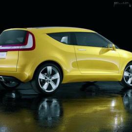 清新靓丽的黄色小车 斯柯达Joyster