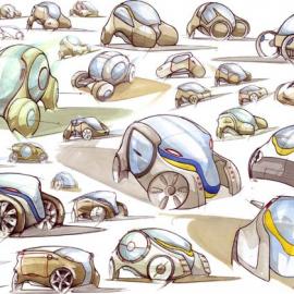 Andrew Seenan的概念交通工具设计