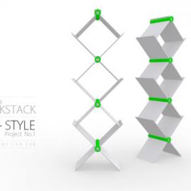 为<外滩画报>设计的概念书架