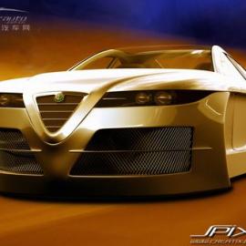 超后现代阿尔法罗密欧概念车