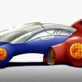 Dekus 汽车手绘作品