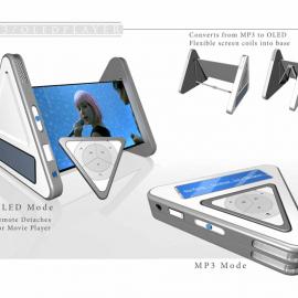 Tripod 集MP3与视频播放为一体的设计