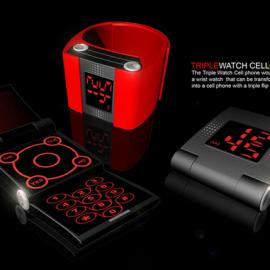 Manon Maneenawa 设计的三重叠式手机