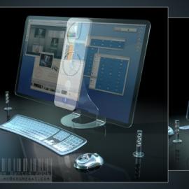苹果公司透明显示器的概念设计