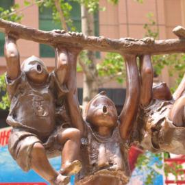 形态各异的优秀奥运雕塑作品(组图)