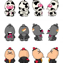 Soju玩具形象设计作品