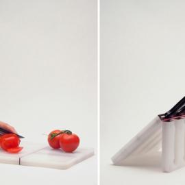 刀架和砧板二位一体设计