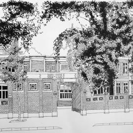 天津画家赵军钢笔创作画展欣赏