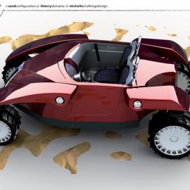 可旋转360°车轮的概念车