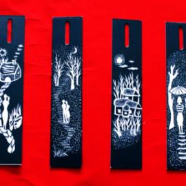 墨纸刻画万千美景