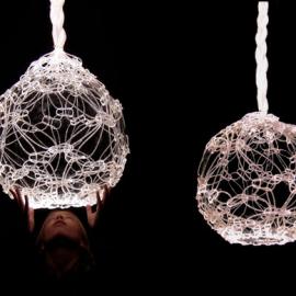 发光的光纤灯笼