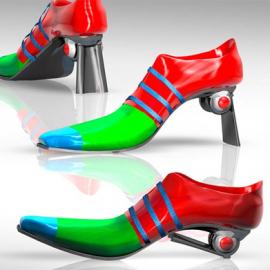 High Low Heel 鞋子设计