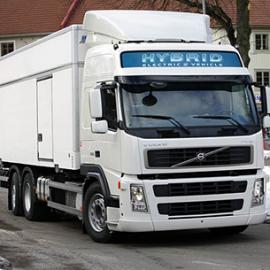 沃尔沃最新高效性能的混合动力卡车