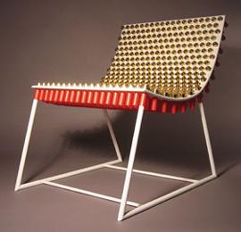 Alexander Reh用弹壳组装的椅子