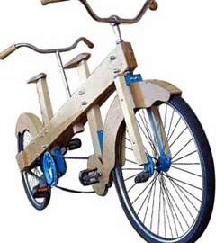 东京自行车展另类设计之wooden bikes