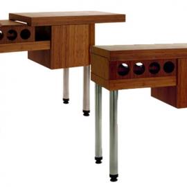 用竹子设计的变形桌