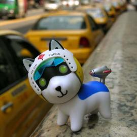 旺旺狗年Q版哈士奇卡通玩偶醉心赏