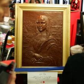 别出心裁--巧克力《蒙娜.丽莎》