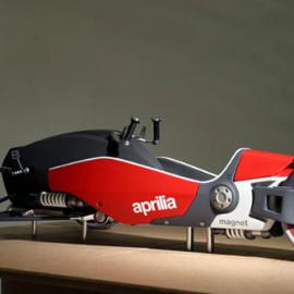APRILIA MAGNET三轮摩托模型制作过程