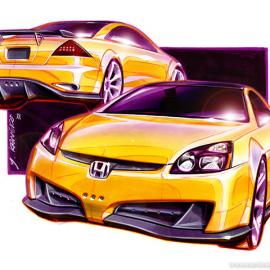 手绘汽车欣赏[三]