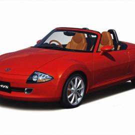 大发HVS概念跑车外形和草图