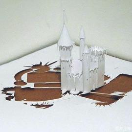 立体构成作品-A4玩出的艺术