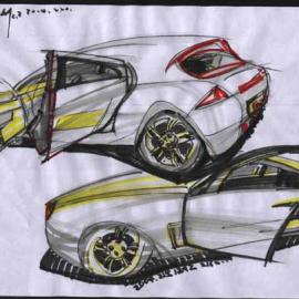 汽车设计草图表现