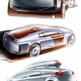 国外优秀汽车草图系列一