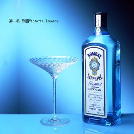 蓝色情调 精致的酒杯设计欣赏