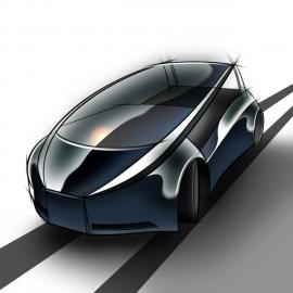 PS绘制汽车效果图