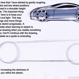 大师教你手绘汽车（五）