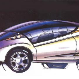 精品汽车设计手绘