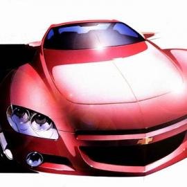 雪佛兰silverado SS概念车草图