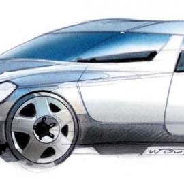 斯柯达概念车Roomster－草图（1）