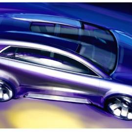 本田阿库拉RD-X紧凑型SUV草图