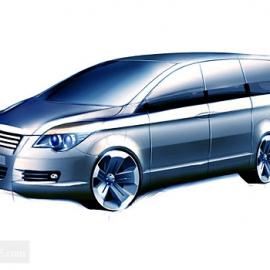 奇瑞MPV B13效果图